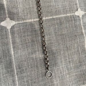 Two sterling bracelets.